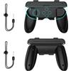 Cymwer Impugnati a mano Cymwer 2pcs per per Switch 2 Joy-Con, Ergonomic sinistro+Controller DESTRA Controller Controller del supporto per supporto per supporto GamePad GamePad Game Game