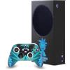 Head Case Designs Licenza Ufficiale Rick And Morty Non Toccare Le Mie Cose Grafica Pacchetto Console Da Gioco Wrap E Pelle Per Controller Compatibile con Xbox Series S Console & Controller Bundle