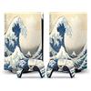 PDURMBUAB Nessuna Schiuma Nessuna Bolla Decal Skin Per PS 5 Disk Edition Console 2 Controller Vinile Cover Wraps Per PS5 Disc Version 48836
