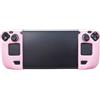 Generico Per Steam 2024 DECK/OLED, Custodia Protettiva In Silicone Antiscivolo, Protezione Per Console Di Gioco, Accessori Antipolvere e Delicato Sulla Pelle, Materiale PC (Rosa)