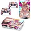 GALSOR Protettivo Per PS5 Skin Disc Edition Anime Console E Controller Vinile Cover Wraps Per PS 5 Version 12090 Senza Bolle E Senza Residui