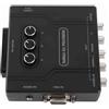 AMONIDA Convertitore Componente RGBS VGA SCART a YPBPR di Alta qualità per Schermo di Gioco Chiaro e Vivido per N64, Cavo USB
