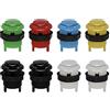 SJ@JX 8X Arcade 28mm Pulsante Tastiera MX Microswitch Vite in Tipo Pulsante per Arcade Game MAME Jamma Joystick Raspberry Pi Macchina SSA Multicolore