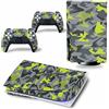 PDURMBUAB Nessuna Schiuma Nessuna Bolla Per PS5 Skin Disc Edition & Digital Console E Controller Vinyl Cover Skins Wraps Resistente Ai Graffi, Compatibile Con 363257(Digital Edition)