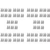 ISTOVO Manicotti per nel Fibra di Carbonio un 18 Pin per Dispositivi Mobili Schermo per Maniche per Bianca (120 Pezzi)