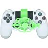 Generico Mini 3D printing Steering Wheel for PS4 Game Controller Auxiliary Racing Steering Wheel Replacement Accessories (Green)