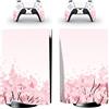 PDURMBUAB Nessuna Schiuma Nessuna Bolla Per PS5 Skin Disc Edition Anime Console E Controller Vinile Cover Skin Wraps Per PS 5 Disc Version 08402