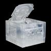 Generico Guscio protettivo console di gioco per NGC Mainframe Guscio protettivo trasparente pelle resistente agli urti/graffi Custodia completa (Bianco trasparente)