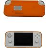 Lycuiw Custodia in TPU per AYANEO Pocket S Mini,Console di gioco Morbida copertura protettiva pelle con texture antiscivolo (Arancione traslucido)