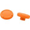 Generic Cappucci per Joystick per Anbernic RG406V /RG406H /RG476H /RG477M, Parti di Ricambio per Impugnatura Thumbstick, Accessori per Copertura Pulsanti Stick Analogico (arancione)