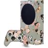 Head Case Designs Licenza Ufficiale Ninola Farfalle Oro Verdi Assortiti Pacchetto Console Da Gioco Wrap E Pelle Per Controller Compatibile con Xbox Series S Console & Controller Bundle