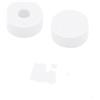 THLMT 2 pezzi di copri-levetta compatibili con Ayaneo Pocket Micro, copri-levetta con impugnatura a bilanciere per controller da console di gioco, copri-joystick, copri-pulsanti antiscivolo (bianco)