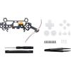 TECNOGAME Kit Modchip luce Tasti LED Multicolore per controller PS5 Dualsense