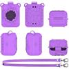 Generico Custodia protettiva per Bitzee Magicals Digital Pet gioco macchina Console Custodia protettiva polvere e sporco resistente Custodia protettiva Custodia in silicone morbido (Viola)