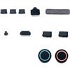 Generico 11 PCS/Set di protezioni antipolvere, tappi delle porte in silicone antigraffio + tappi del bilanciere gli accessori della console di gioco per Switch 2 (Stile 1)