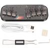 Vvikizy Tastiera Fighting Box, Frequenza di Polling Inferiore a 1 Ms di Ritardo con Interruttori a Chiave Silenziosi Cherry MX Red, per PC switches Dispositivi SteamDeck MiSTerFPGA