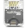 Plyisty Adattatore per Scheda GC2SD per Console GC NGC, Lettore di Schede di Memoria, Supporta Spazio di Archiviazione da 512 GB per il Caricamento del Software Homebrew (Trasparente)