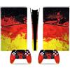YLMKMVLCZC Pelle Decalcomania Per PS5 Slim Skin Digital Edition Console E Controller Vinyl Cover Skins Wraps Resistente Ai Graffi Compatibile Con 38420 Avvolgimento Della Pelle