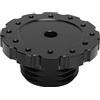Aramox Adattatore per Volante, Lega di Alluminio, Sostituto Perfetto per T300 T500, Compatibile con Volanti da 73 Mm per Simulatori di Corse