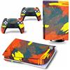 PDURMBUAB Nessuna Schiuma Nessuna Bolla Per PS5 Skin Disc Edition & Digital Edition Console E Controller Vinyl Cover Skins Wraps Resistente Ai Graffi, Compatibile 99152(Disc Version)