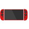 Generico Gaming palmare Custodia in silicone per Switch 2 Console di gioco Coperchio di protezione per JCON protezione Shell (Red)