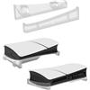 Generico Supporto di visualizzazione orizzontale console per Ps5 slim, supporto trasparente console per Ps5 slim digitale/disco Accessori