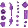Generic Kit Completo di Pulsanti di Attivazione Set Durevole per Series X per Controller Series S, Personalizza Kit Mod Gamepad per gli Appassionati di Giochi (Viola trasparente)