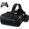 BHJAYIGS Occhiali VR, Visore Realtà Virtuale 3D, VR Visore Cuffie, Glasses 3D con Lenti HD Anti Luce Blu, Compatibili con Smartphone iPhone Android da 4,7-7,2 Pollici, Regalo di Natale, Regalo(C)