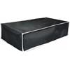 Generico Manicotto antipolvere antigraffio per PS5 Pro Console Coperchio di protezione Coperchio antipolvere orizzontale Accessori da gioco (Nero con Bordo Bianco)