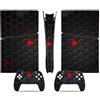 YLMKMVLCZC Pelle Decalcomania Per PS5 Slim Skin Digital Edition Console E Controller Vinyl Cover Skins Wraps Resistente Ai Graffi Compatibile Con 95450 Avvolgimento Della Pelle