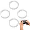 Yianyal Joystick Protector per Gamepad Anello di protezione trasparente per Stick, copertura stick sicura per adolescenti adulti famiglia [video game]