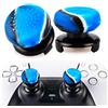 Playrealm FPS Thumbstick Grip Copri Levette Analogiche e Estensore Stampa Gomma da Cancellare Silicone Presa Copertina 2 Set per PS5 Dualsenese e controller PS4 (Blu Mimetico)