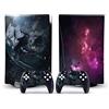 PDURMBUAB Nessuna Schiuma Nessuna Bolla Per PS5 Skin Disc Edition Anime Console E Controller Vinile Cover Wraps Per PS 5 Version(50369)