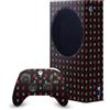Head Case Designs Licenza Ufficiale AC Milan Modello Logo Arte Pacchetto Console Da Gioco Wrap E Pelle Per Controller Compatibile con Xbox Series S Console & Controller Bundle