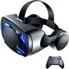 BHJAYIGS Occhiali VR, Visore Realtà Virtuale 3D, VR Visore Cuffie, Glasses 3D con Lenti HD Anti Luce Blu, Compatibili con Smartphone iPhone Android da 4,7-7,2 Pollici, Regalo di Natale, Regalo(C)