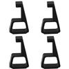 Generic Staffa di Dissipazione del Calore per Supporto Orizzontale per Stampa 3D Sottile Ad Alta Precisione, per Accessori Slim-4PCS (BLACK)