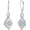 Micory Orecchini Donna Pendenti Argento 925 Orecchini Infinito Donna - Gioiello Elegante Regalo Perfetto per Doni Speciali
