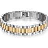 JSNOM Bracciale Uomo Acciaio Argento: Bracciali Cubano Acciao Inossidabile, Larghezza 8/10/12 mm, Regali Braccialetto Fidanzato Papà Uomo (Argento Oro-12mm-20cm)