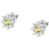 Morellato Women's Earrings in 925% riciclato argento, zirconi, collezione Treasures - SAIW187, 925% argento riciclato, zirconia cubica