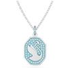 Swarovski Ciondolo Signum 5628546 Cigno blu