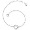 Glanzstücke München Bracciale ad ancorada Donna in Argento Sterling 925