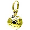 PEGASO GIOIELLI - Ciondolo Oro Giallo 18kt (750) Pendente Palla Pallone Calcio Uomo Donna Bambini