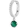 Brosway Orecchino Singolo Donna in Argento e Life Green | Collezione Fancy - FLG82
