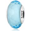 LES FOLIES DI PAOLA GRIECO Charm Murrina Vetro Murano Celeste in argento 925 - Les Folies per Pandora