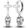 Hapour Orecchini pendenti in argento Sterling 925 per donne e adolescenti, piccoli orecchini a cerchio Huggie con ciondoli, orecchini a forma di acchiappasogni personalizzati con piuma, stella, sole