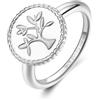 Brosway Anello Donna in Acciaio con Simbolo Albero Della Vita | Collezione Chakra - BHKR001D
