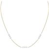 Morellato Collana Donna in Argento 925‰, Collezione Perle Contemporary, Perle Bianche- SAWM01