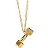 Hmsanase Trend Collana Uomo Donna Gioielli Ciondolo Pendente Necklace Collana Con Ciondolo Con Manubri Da Palestra, Collana Per Bodybuilding, Per Uomini E Donne, Con Bilanciere Sportivo, Regalo Per Le Vaca