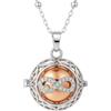 amorili Collana Chiama Angeli Donna Gravidanza - Campanellino Infinito con Ciondolo Bola, Idea Regalo Premaman per Future Mamme