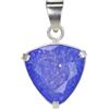 Gemsgrowth Ciondolo in tanzanite blu da 40 carati, in argento Sterling 925, taglio trilionale, miglior regalo di eleganza